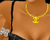 Yellow Chanel Necklace