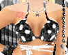 *S Black&White DotBikini