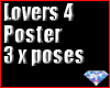 Lovers 4 Poster Antique