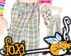 [Foxi]plaid bermudas