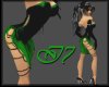 Ebony and Emerald laced