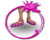 Pink Plaid Shoes
