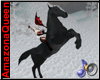 )o( Black RideableHorse