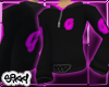 *G* Hoody - Black/Pink