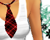 [CF] Schoolgirl tie RED