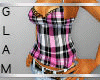 *G* Long Top Black Pink