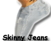 light blue skinny jeans