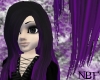 Black/purple designer
