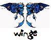 Blue Goth Wings