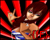 {fF} Red Fusae Hair