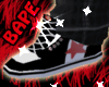 ($)black w/white bapes