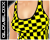 #Yellow Checkered Tank#