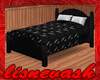 (L) Black & Silver Bed