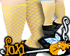 [Foxi]fishnets- yellow