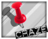 C ~ Red Drawing Pin