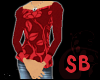 -SB- Floral Red
