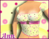 ANN BnaSplt Crop Top YLW