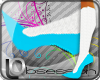xSockedPumps Teal