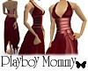 Red Ribbon Halter Dress