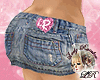 LR~Sexy Zipper BlueJean