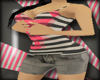 Obey Striped Tank+Shorts