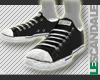 Black Canvas Trainers