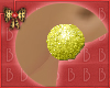 BB*Yellw Giltter Earstud