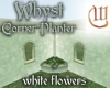 Whyst Planter Corner - White