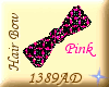 Pink GothPlaid HairbowRt