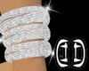 .D. Diamond Anklet-Left