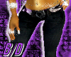 purp/blk belt Jean Capri