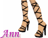 Laced stilleto BLACK