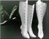 ~D~ White PVC Boots