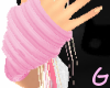 Pink armwarmers!