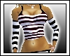 Whi/Blk Busty Top