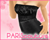 *Pc* Satin Black Top