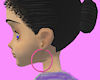 Pink Glow Hoop Earrings