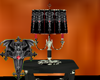 Goth Bat lamp /table