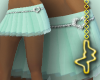 [M] Pleat Heart Skirt Mi