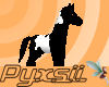 Black Pinto Pony