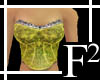 F2 Jaquard Corset Yellow