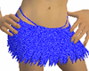 Sexy Blue Shredded Mini