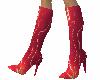 Red Lightning Knee Highs