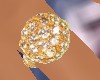 (B) Gold n diamond ring