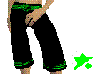Green Belted Long Shorts