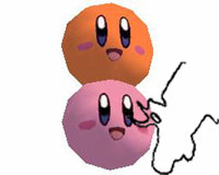 Orange Floating Head Guy