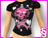 �Skully Pink Love Tshirt