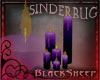 ~@DkPurple Floor Candles