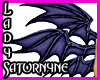 Triple Demon Wings Black