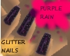 PURPLE RAIN )NAILS(